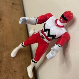 Red Power Ranger Figurine 90s